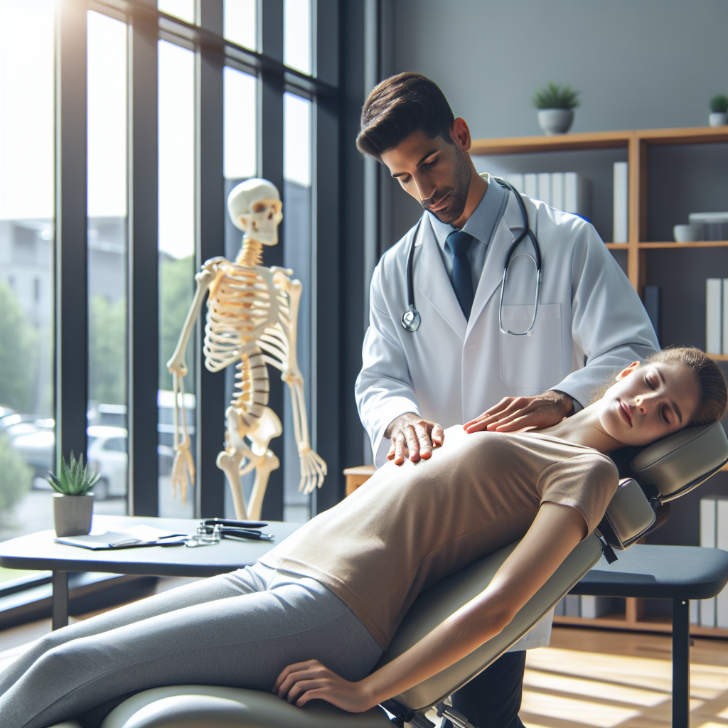 Healthcare professional consulting with patient